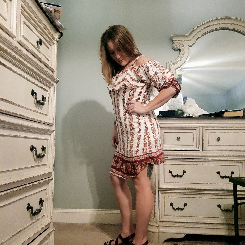 Love J floral dress size medium